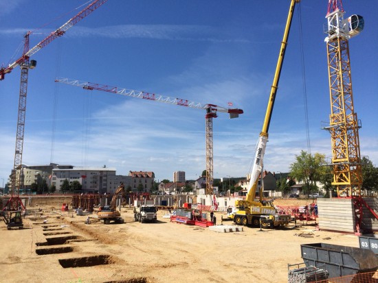 fondation et montage des grues